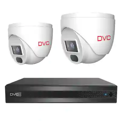 Kit supraveghere video 2 camere DVC IP interior 4MP