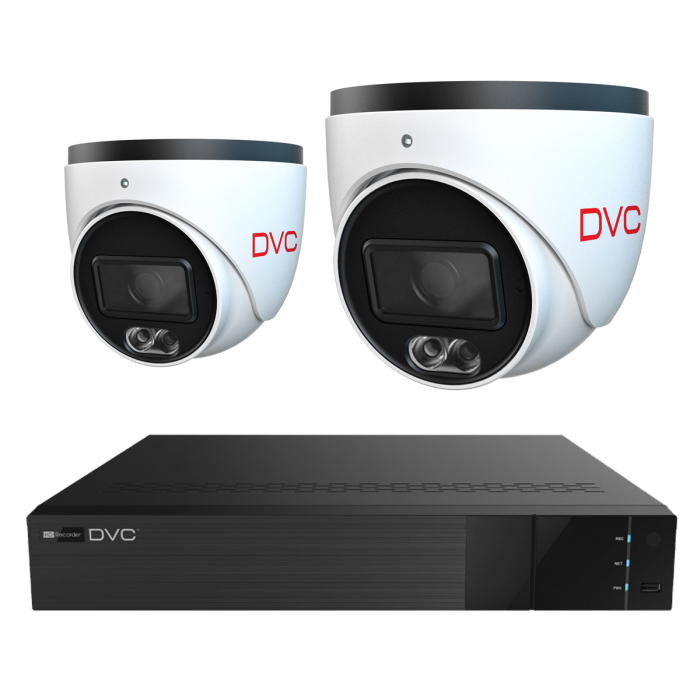 Kit supraveghere video 2 camere interior DVC analog  5MP