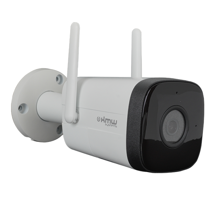 Camera supraveghere video de exterior, IP Wi-Fi bullet, 4Megapixeli KMW KM-IP420LP-ASH-W