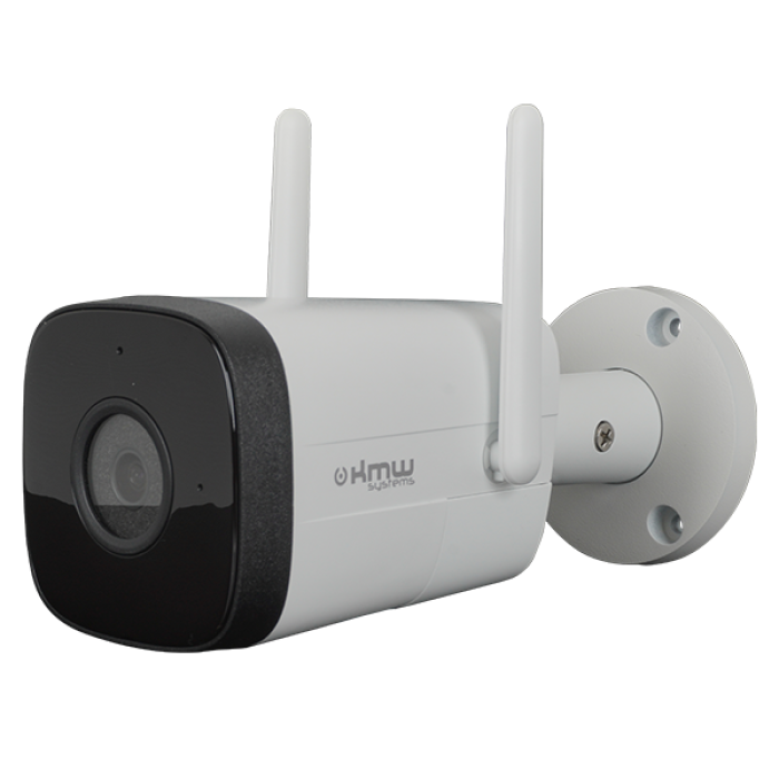 Camera supraveghere video de exterior, IP Wi-Fi bullet, 4Megapixeli KMW KM-IP420LP-ASH-W