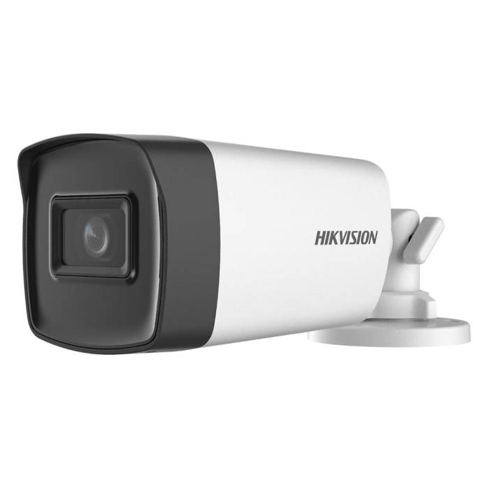 Camera supraveghere video de exterior Turbo HD bullet Hikvision DS-2CE17H0T-IT3E(2.8mm) C, 5MP, POC,