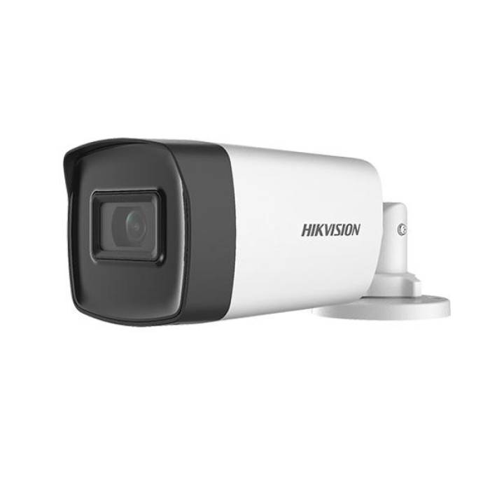 Camera supraveghere video de exterior Hikvision Turbo HD bullet DS-2CE17H0T-IT3F(2.8mm) (C), 5MP
