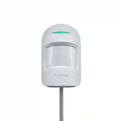 Detector cu fir PIR Ajax MotionProtect Plus Fibra Alb