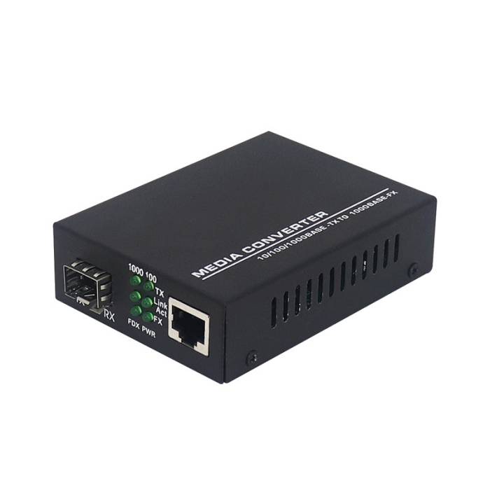 Media convertor fibra optica cu port SFP Gigabit KMW KM-PSW0101GS
